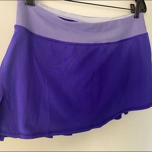 Lululemon Tennis Skirt w/ built-in shorts, purple - size 8